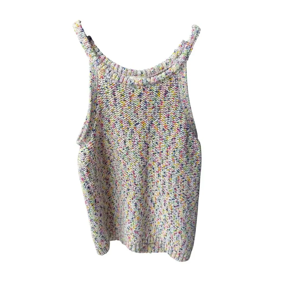 OshKosh B'gosh Multicolor Crochet Halter Sweater Tank Size 5/5A